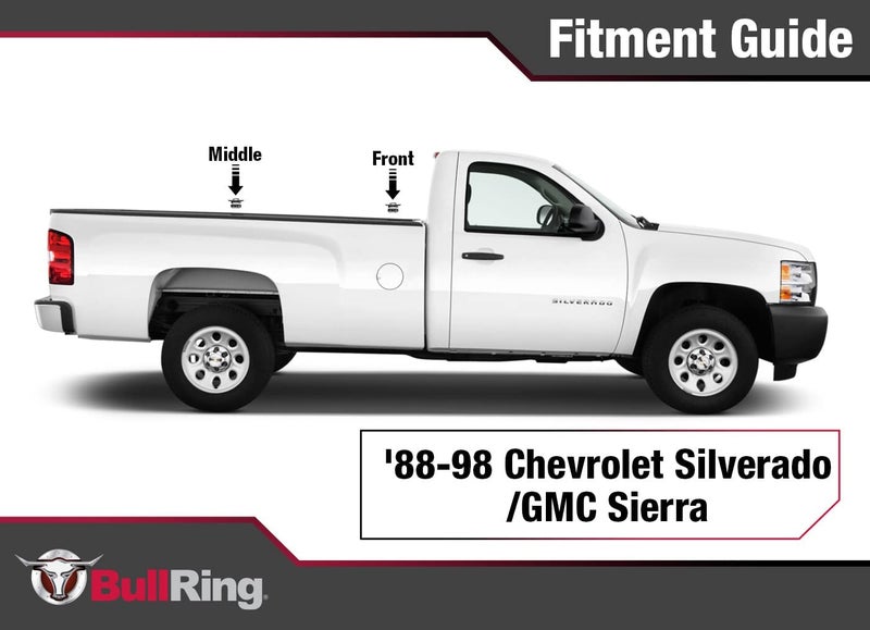Bull Ring Raised Fit Classic Truck Bed Tie Down Anchors for 1988-1998 Chevy C/K, 1988-1998 GMC Sierra (1 Pair) - Image 4